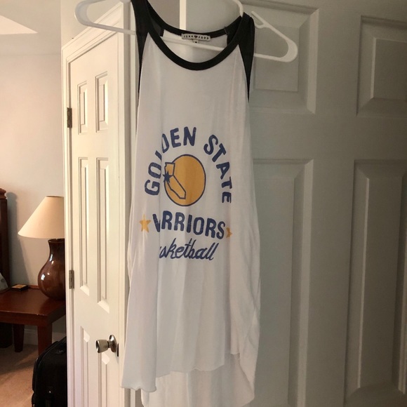 Junk Food Clothing Tops - Junk Food Golden State Warriors Tank Size M